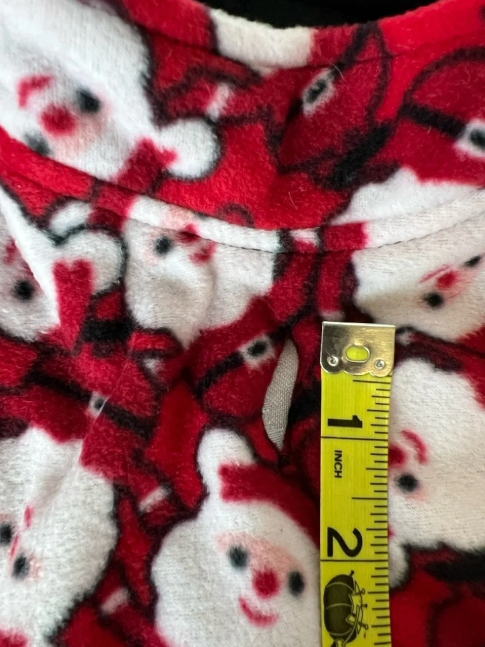 Santa Face Red Holiday Fleece Pet Vest - NWT